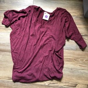 Purple dolman top